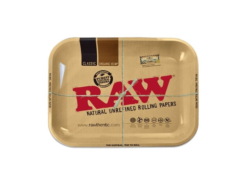 RAW Metal Rolling Tray Bandeja - MEDIUM